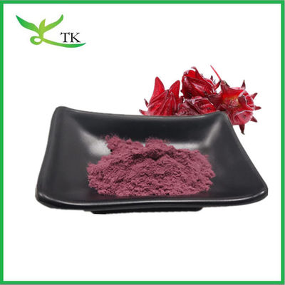 البيع الساخن الزهرة الطبيعية النقية مسحوق Roselle استخراج Roselle مسحوق طلاء الطعام