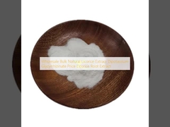 بيع بالجملة مستخلص عرق السوس الطبيعي غليسيريزينات البوتاسيوم سعر مستخلص جذر عرق السوس